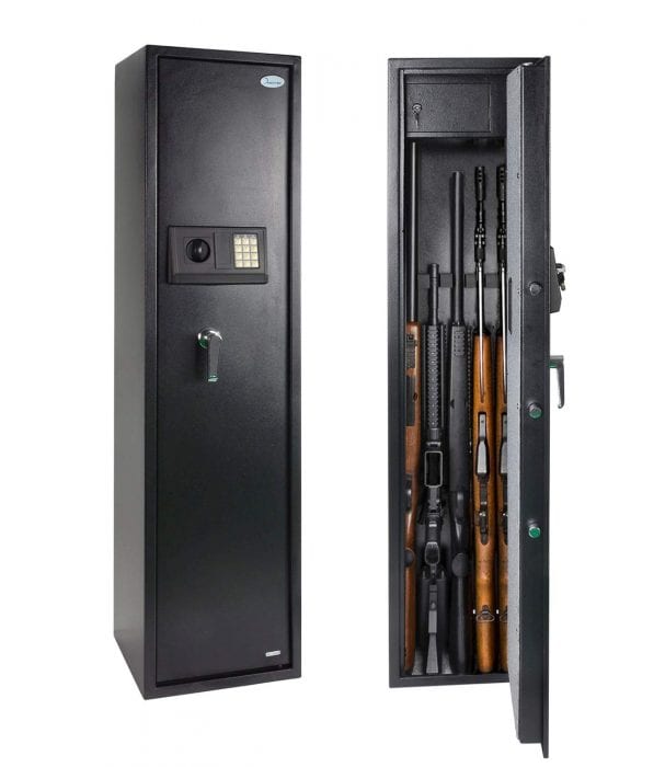 Rifle Safe Gun Safe Quick Access 5-Gun Shotgun Cabinet