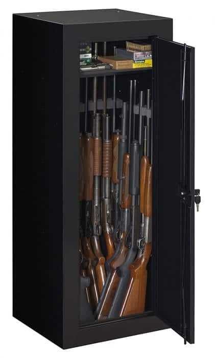 Stack-On GCB-1522 Steel 22-Gun Security Gun Cabinet in Black