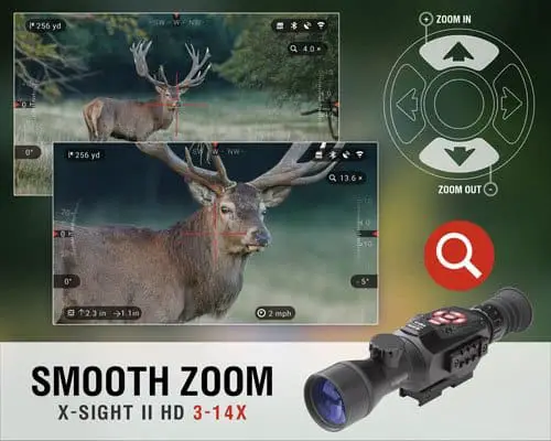 ATN X-Sight II HD 3-14 Smart Day/Night Rifle Scope