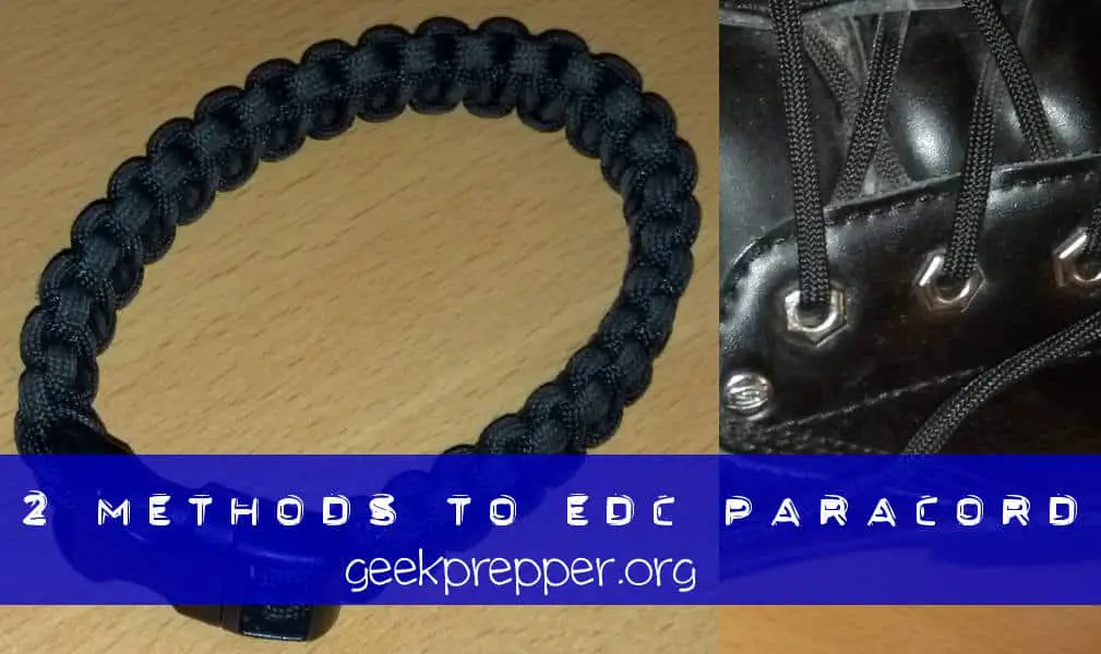 2 Easy Methods to EDC Paracord Geek Prepper