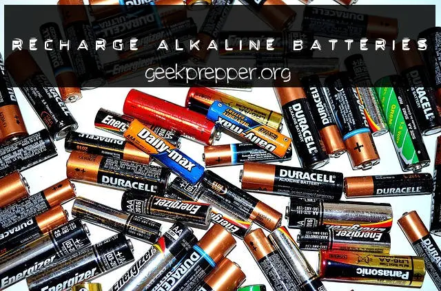 Ricarica batterie alcaline