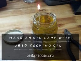 Make a Vegetable (Used/Recycled) Oil Lamp w/ Household Items