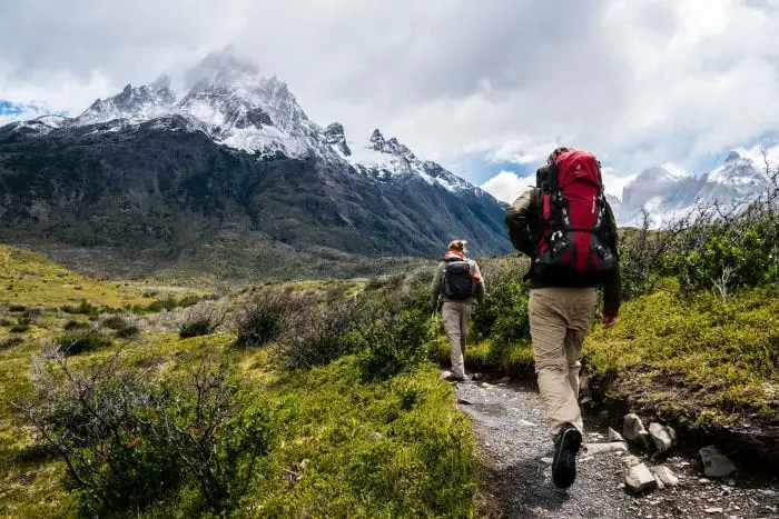 backpack hiking