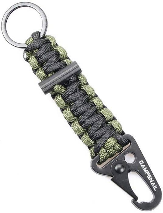 CAMPSNAIL EDC Paracord Lanyard Keychains