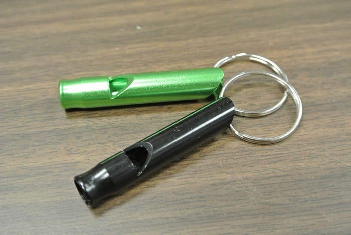 TruePower 2PC Aluminum Emergency Whistle