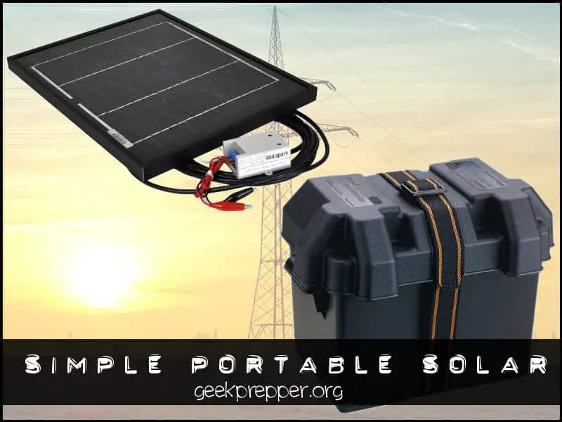 DIY Portable Solar Chargers for AC or