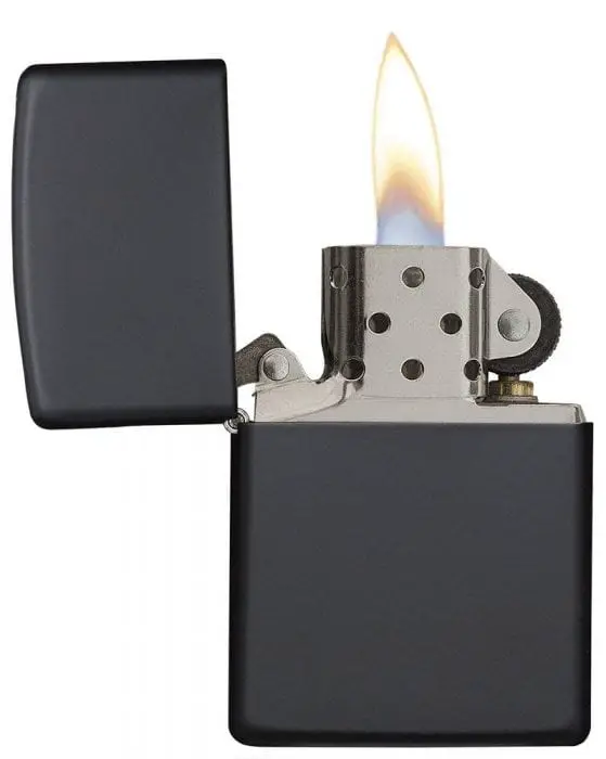 Zippo Matte Lighter in Black