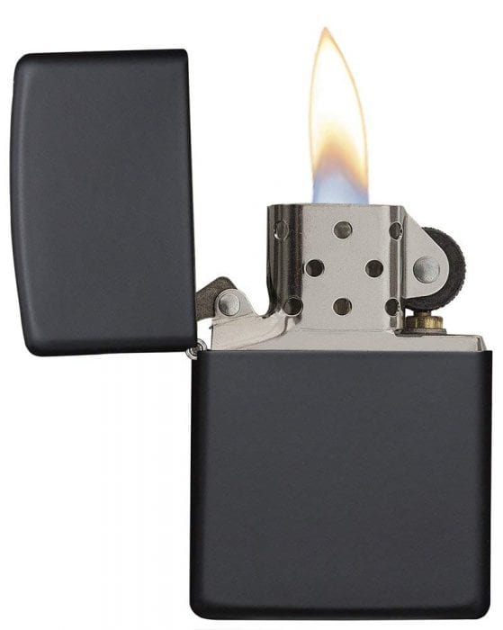 Zippo Matte Lighter in Black