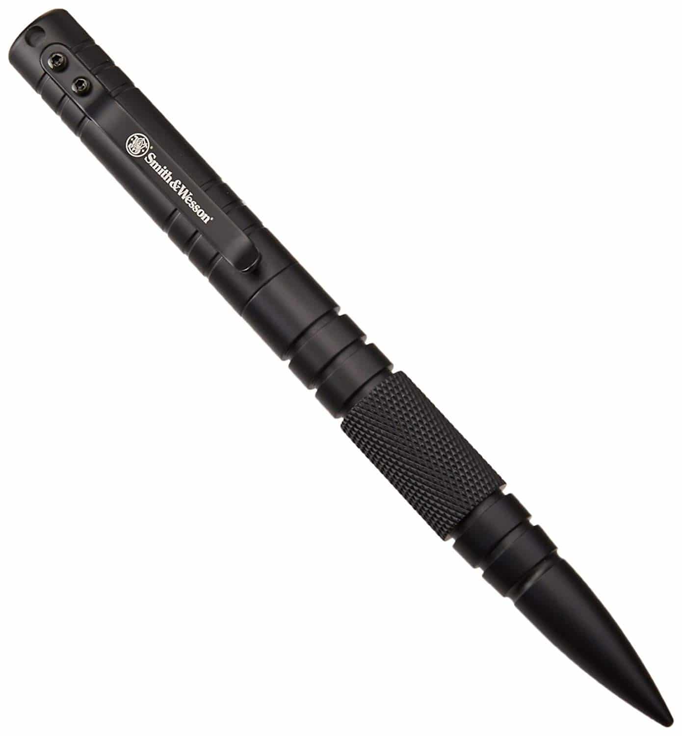 Smith & Wesson 6.1in Aircraft Aluminum Refillable Tactical Pull Cap Pen
