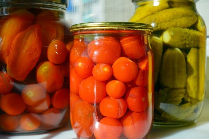 canned vegetables