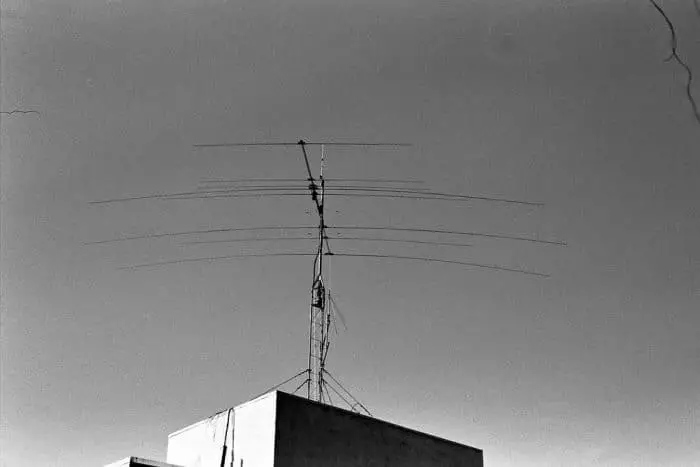 HF Antenna on top of House 