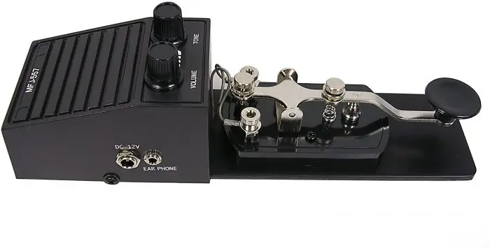 MFJ Enterprises Original MFJ-557 Deluxe Morse Code Practice Oscillator Straight Key w:Volume Control