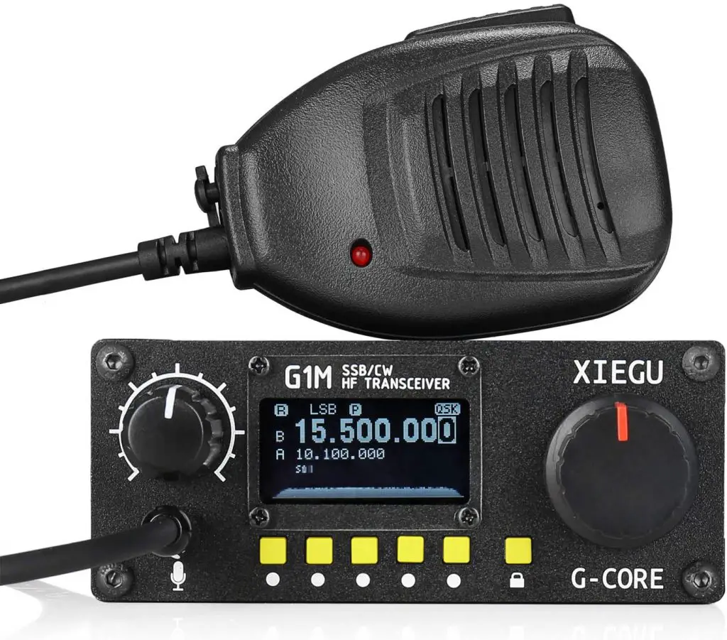 Xiegu G1M G-Core Portable SDR HF Transceiver QRP Quad Band Short-Wave