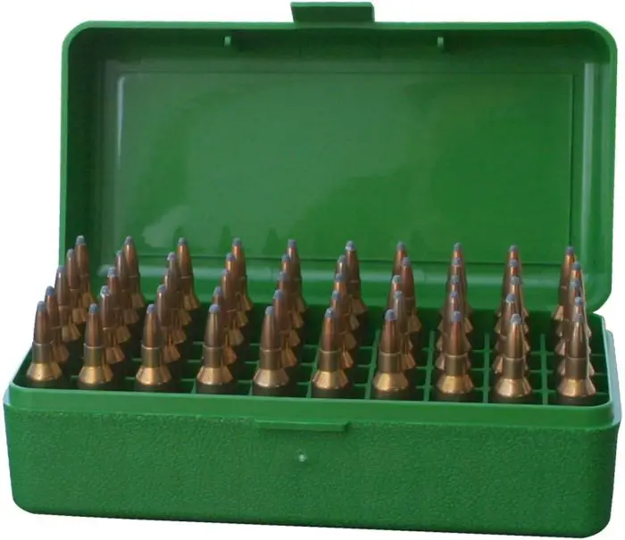 MTM Round Flip Top Rifle Ammo Box