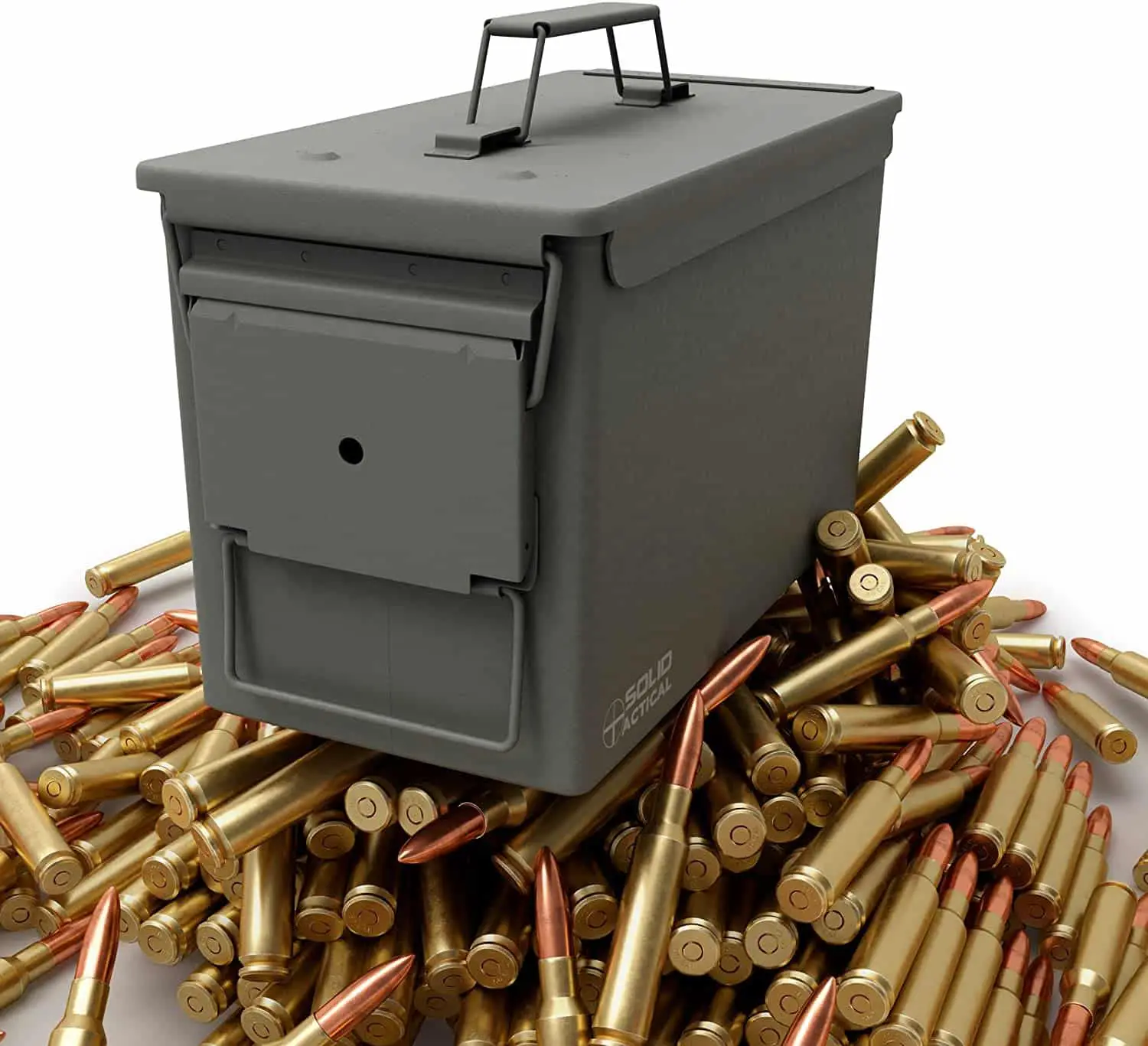 New Ammo Box Ammunition Safe Gun Rifle Bullet Case Security Firearm Guns Small 