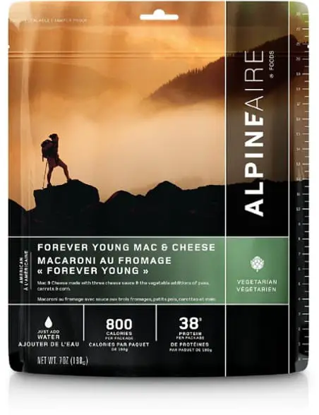 Mac and Cheeze dehydrated food