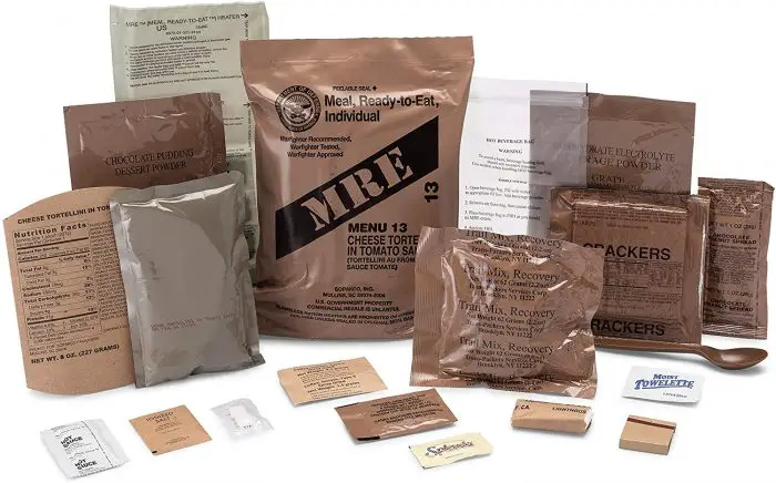 MRE Military Surplus Food Packs