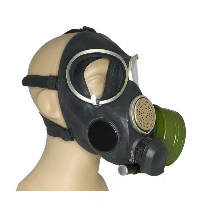 gas mask fitted