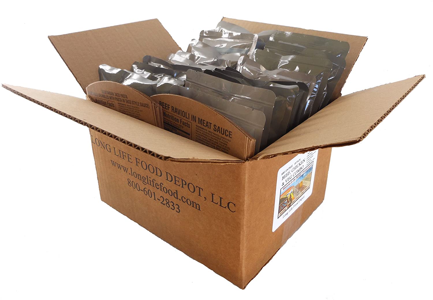 MRE Food Supply Chicken and Beef